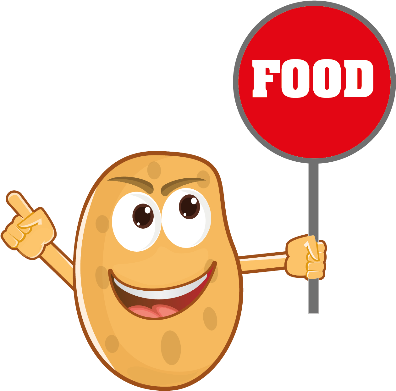 Food Cartoon Mascot Potato 1487663 - Silmo D Or 2011 Clipart (1995x1410), Png Download