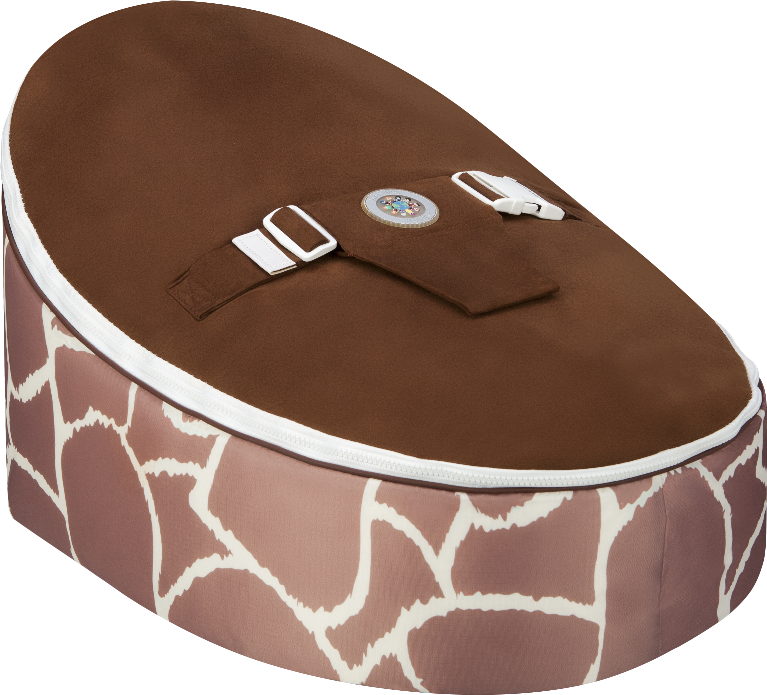 Copper Giraffe Baby Bean Bag By Bean Bag Planet - Bean Bag Clipart (3164x2869), Png Download