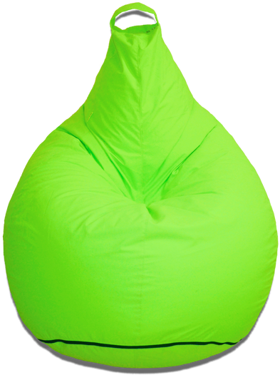 Lime Green Xl Size Bean Bag - Bean Bag Chair Clipart (498x663), Png Download