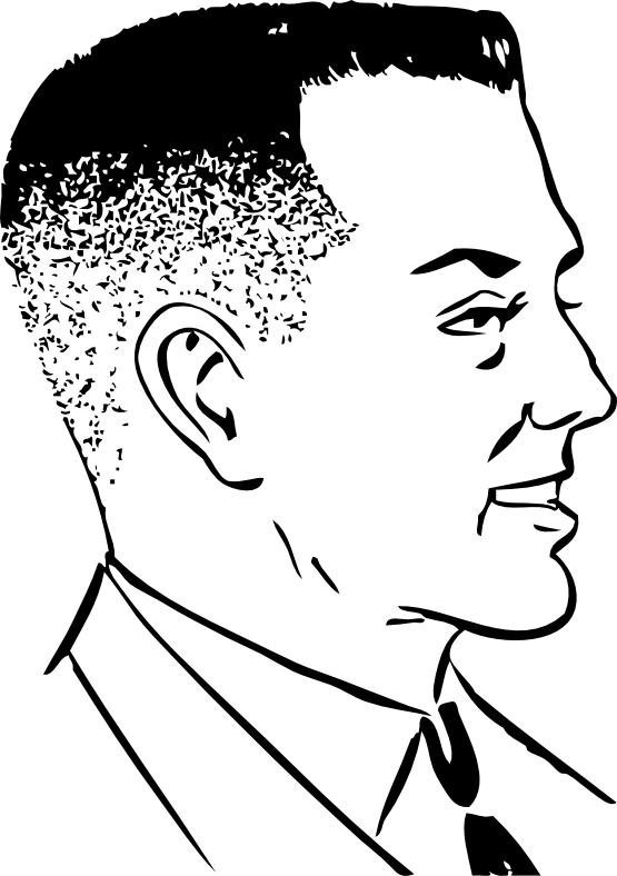 Crew Cut Clipart (555x788), Png Download