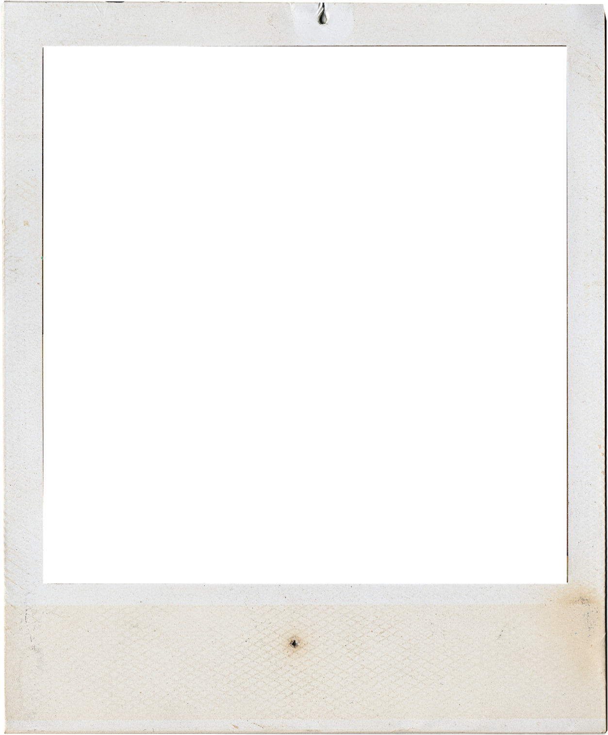Free Texture Polaroid Frame Png - Wide Polaroid Frame Png Clipart (1331x1600), Png Download