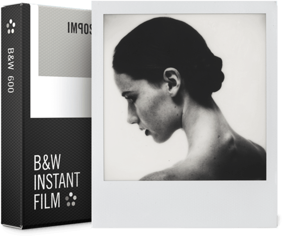 A Great Printing Solution For Those Who Don't Want - Polaroid 600 Film Bw Clipart (600x600), Png Download