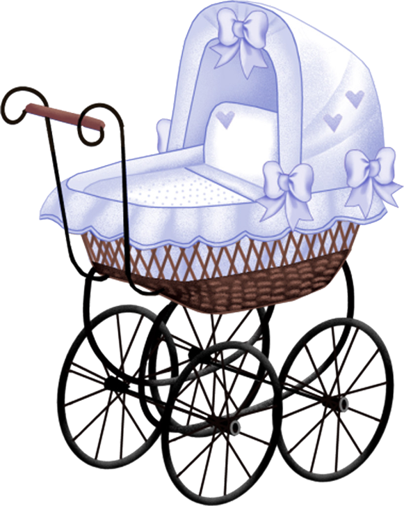 Graphic Royalty Free Stock Http Img Fotki Yandex Ru - Baby Carriage Clip Art Transparent - Png Download (581x726), Png Download