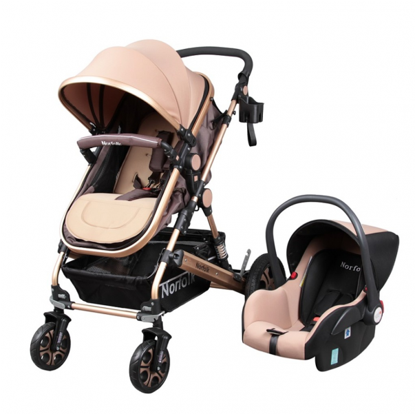 Luxury Baby Stroller And Carriage - Norfolk Travel Bebek Arabası Clipart (1024x600), Png Download