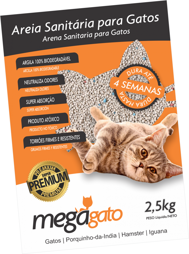 Areia Sanitária Para Gatos - Areia Para Gatos Biodegradável Clipart (763x1024), Png Download