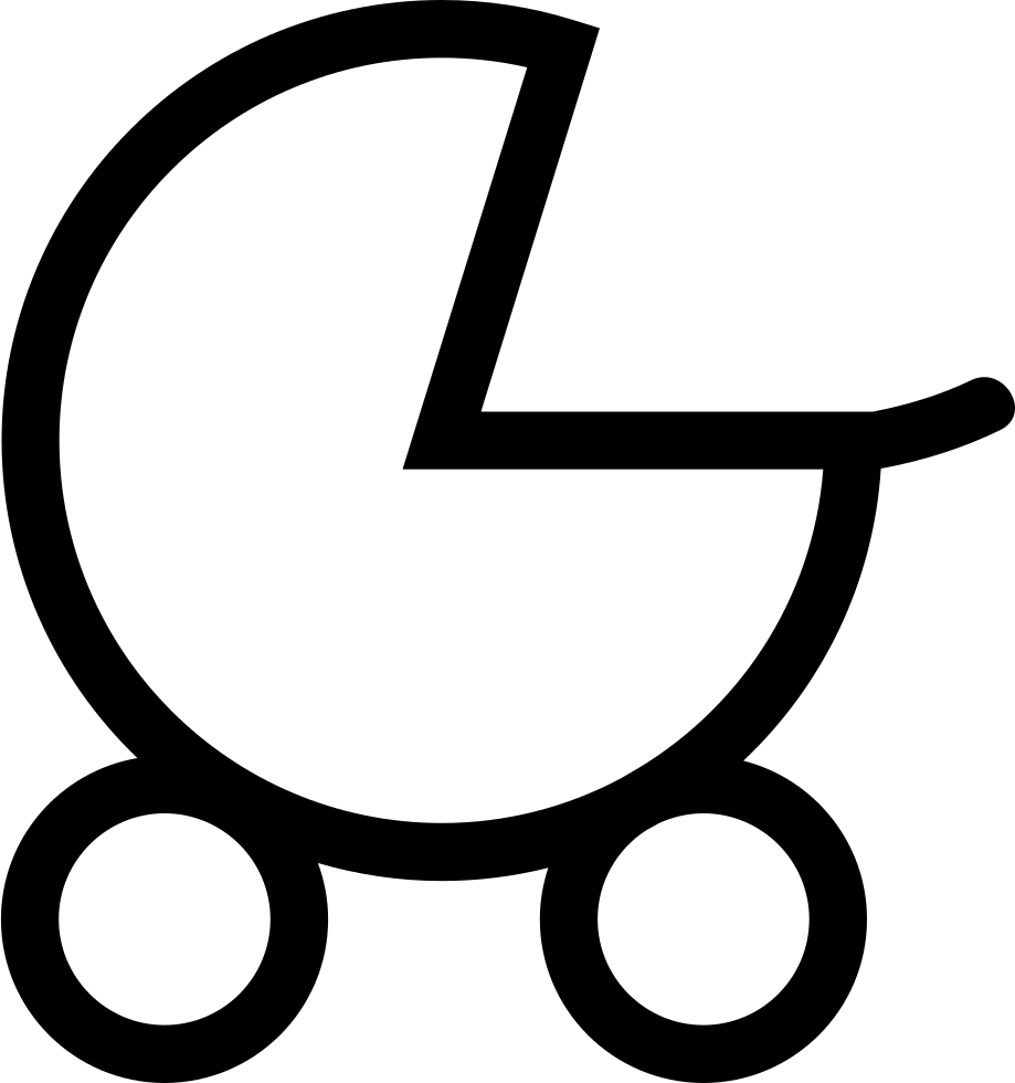 Baby Stroller - - Stroller Logo Clipart (919x980), Png Download