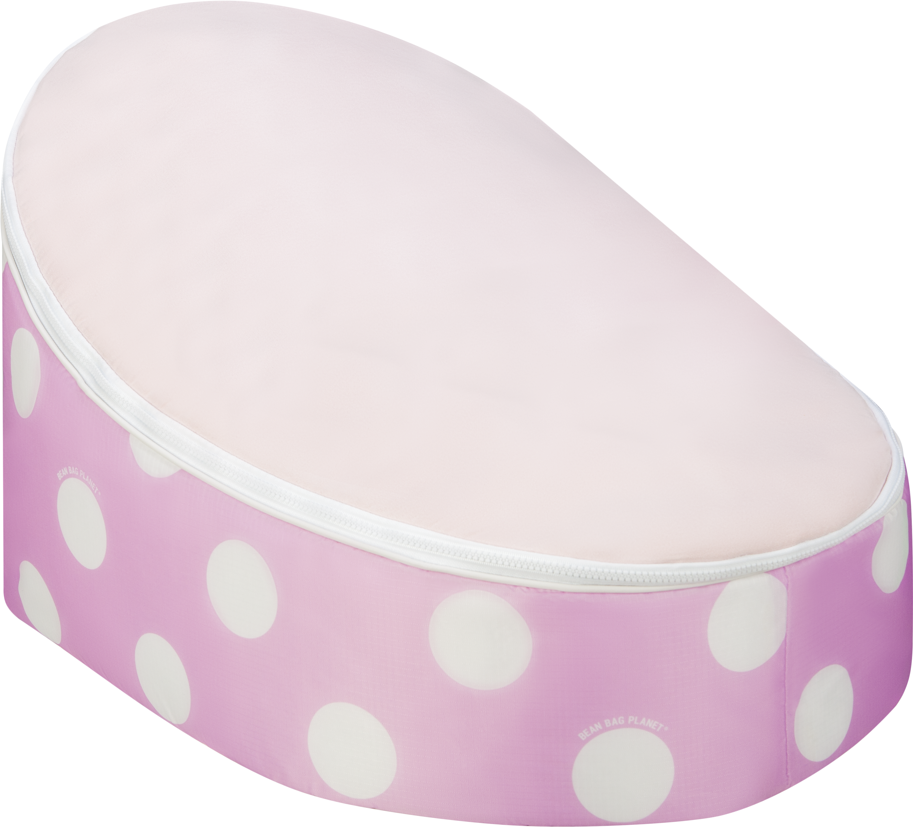 Pink Polka Dot Baby Bean Bag By Bean Bag Planet - Coffee Table Clipart (3163x2866), Png Download