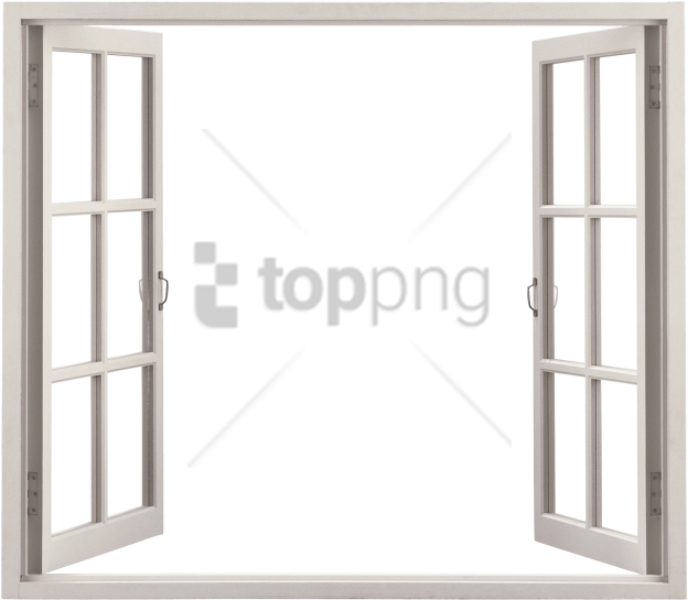 Free Png Glass Frame Png Transparent Png Image With - Open Window Frame Clipart (850x604), Png Download