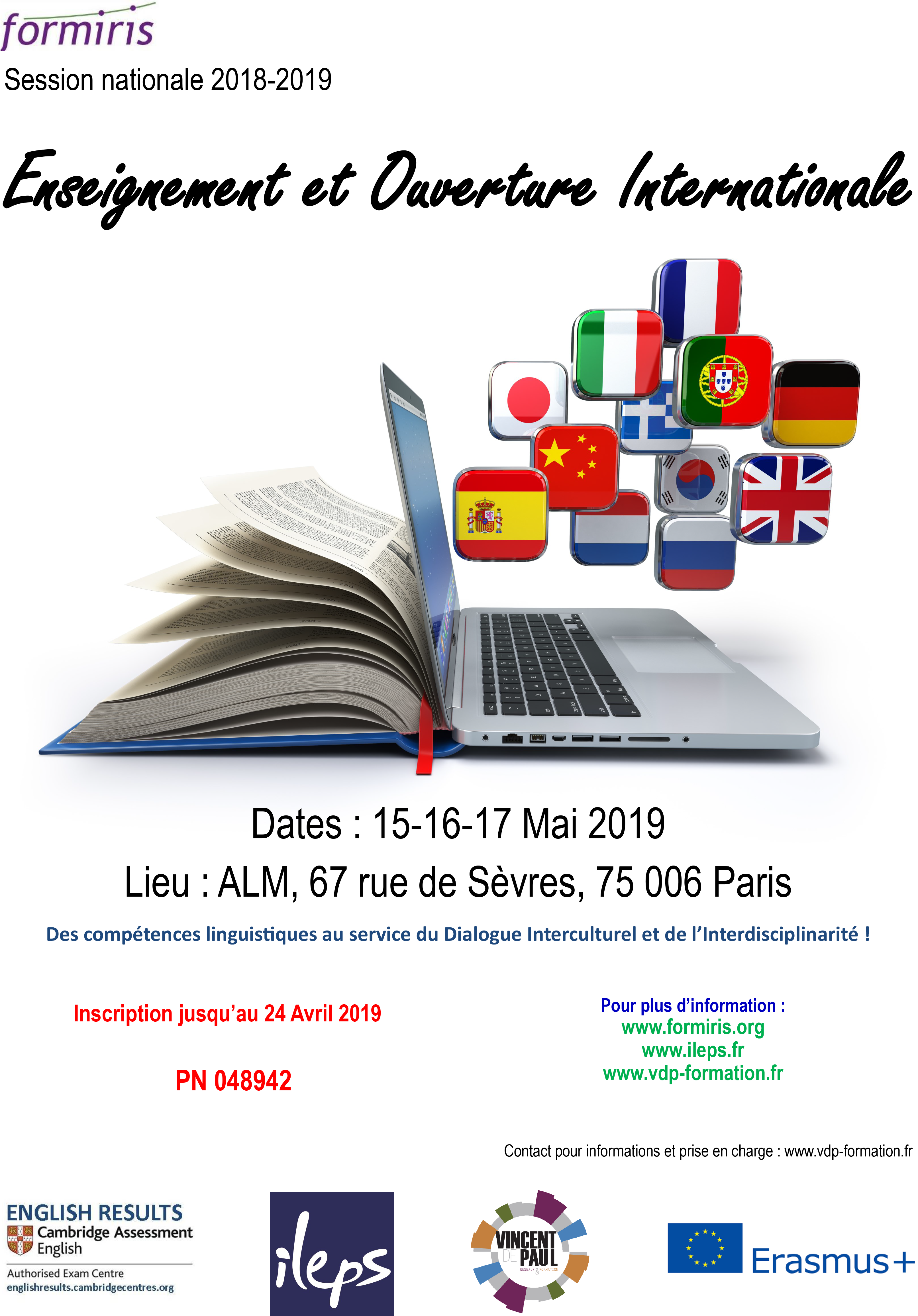 Affiche Enseignement Ouverture International - Online Translation Clipart (3508x4618), Png Download