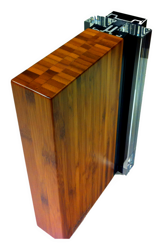 Wood Door In Curtain Wall Detail Clipart (540x832), Png Download
