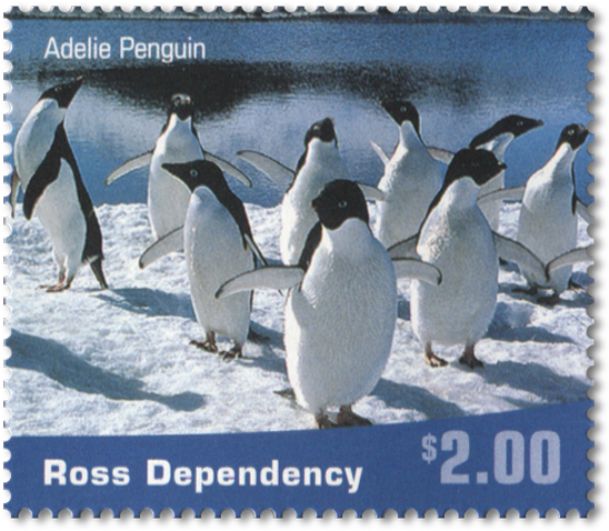 Single Stamp - Emperor Penguin Stamp Clipart (600x600), Png Download