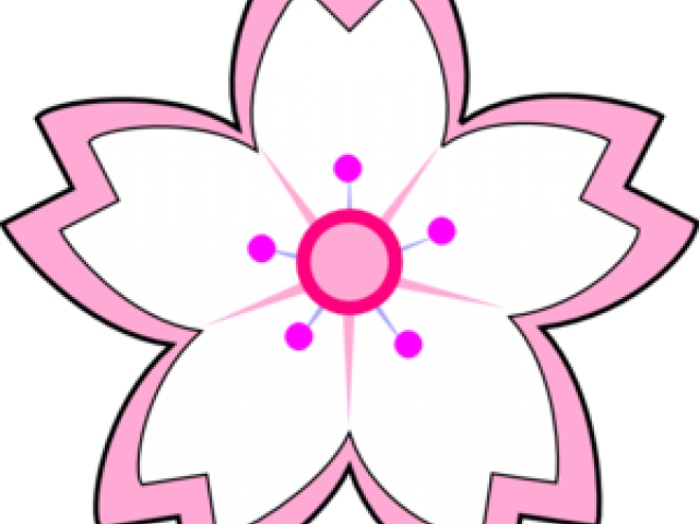 Blossom Clipart Bunga Sakura - Gambar Logo Bunga Png Transparent Png (640x480), Png Download