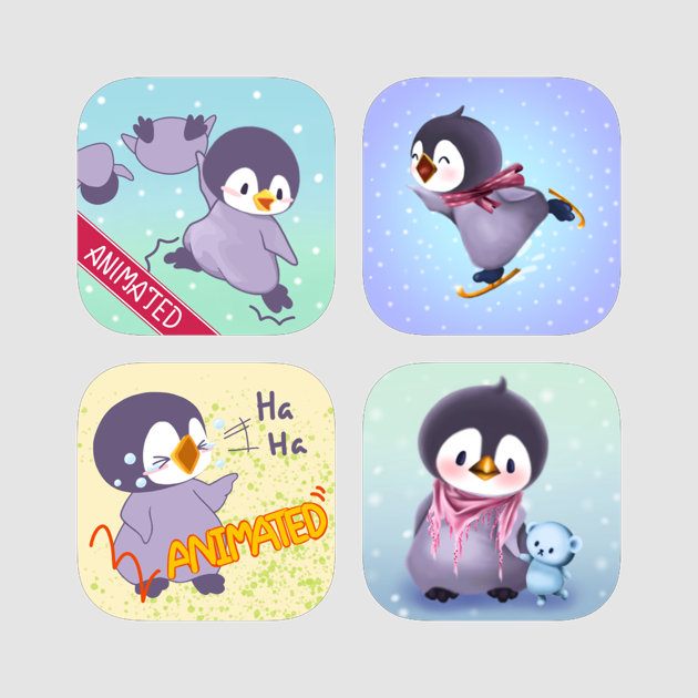 The Penguin Bo Collection 9 - Cartoon Clipart (630x630), Png Download
