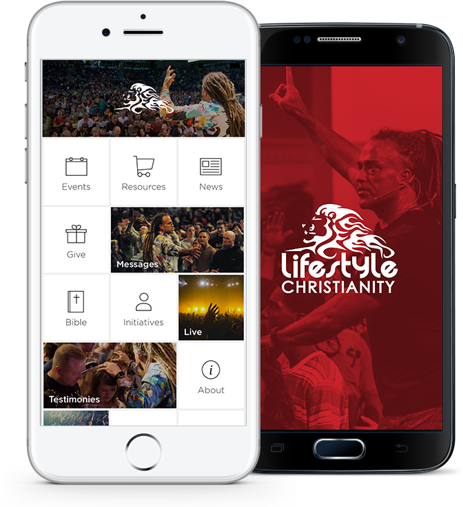 Download The Lifestyle Christianity App Today - Lifestyle Christianity App Clipart (700x750), Png Download