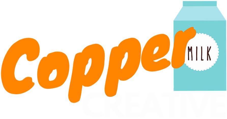 Copper Milk Creative - Graphic Design Clipart (909x477), Png Download