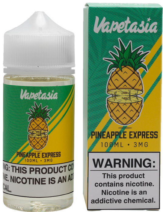 Vapetasia Pineapple Express 100ml E Juice Wholesale - Health And Safety Labels Clipart (800x800), Png Download