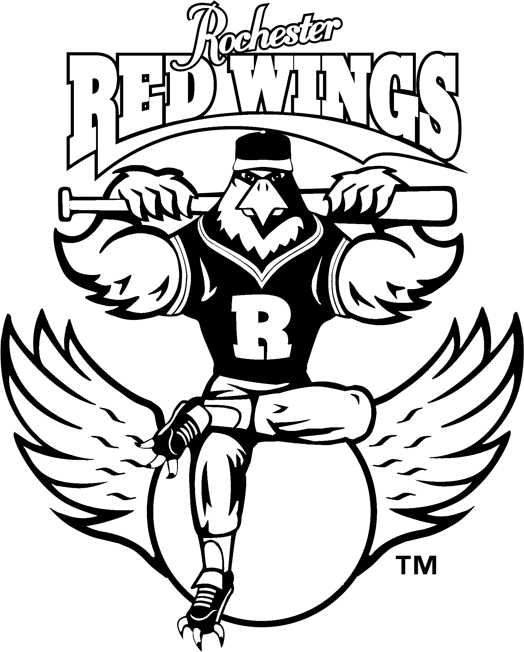 Rochester Red Wings Logo Rochester Red Wings Clipart Large Size Png