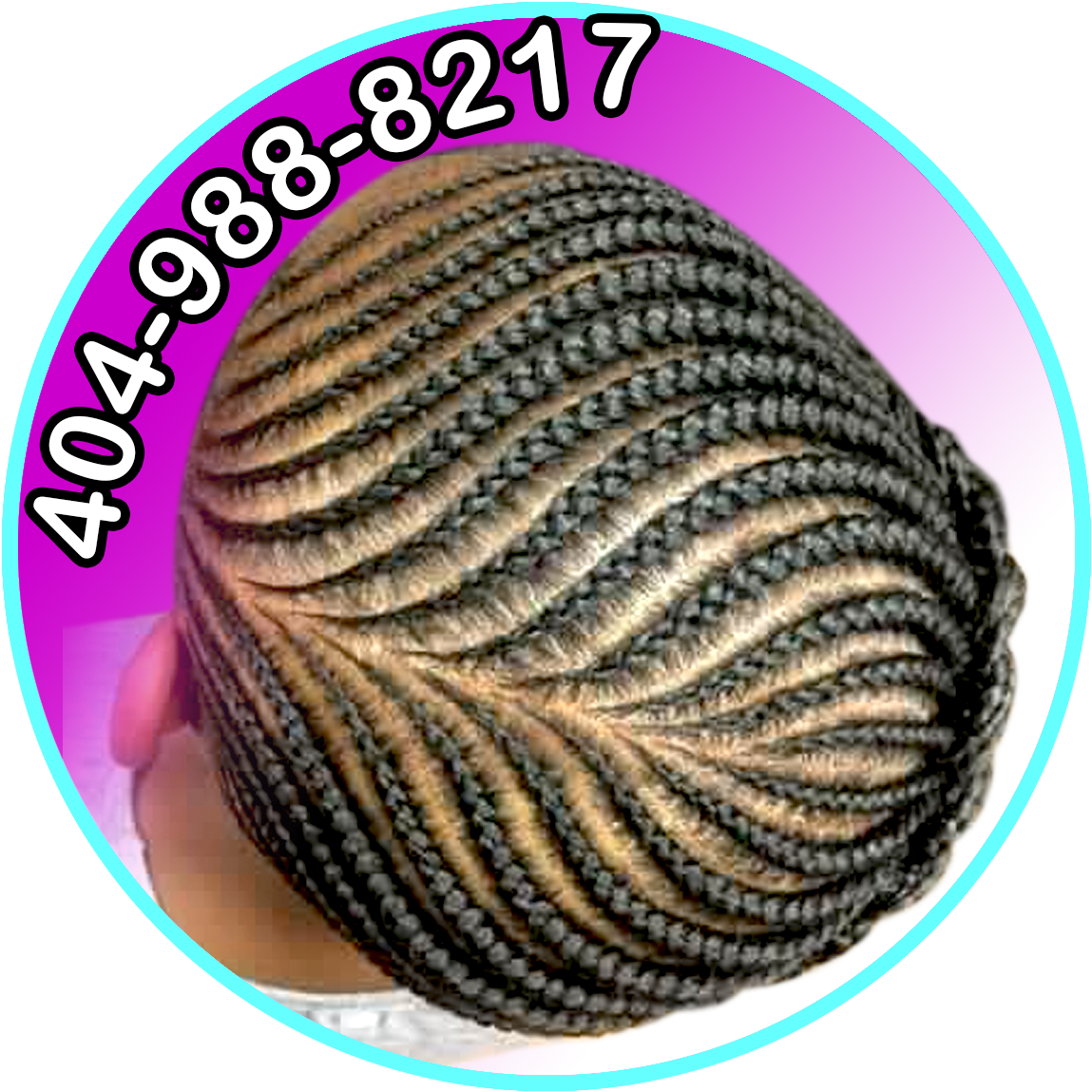 Natural Hair Styles Cornrow Clipart (1271x1218), Png Download