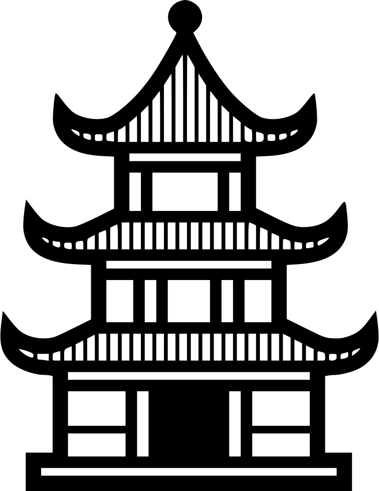 Svg Png Icon Free Download Onlinewebfonts Com - Chinese Building Icon Transparent Clipart (756x980), Png Download