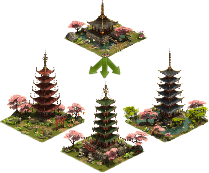 [ Img] - Forge Of Empires Pagoda Clipart (667x552), Png Download