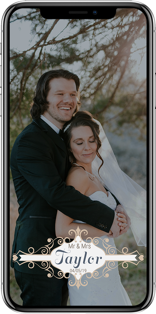 Vintage Wedding Custom Filter - Wedding Clipart (1080x1080), Png Download