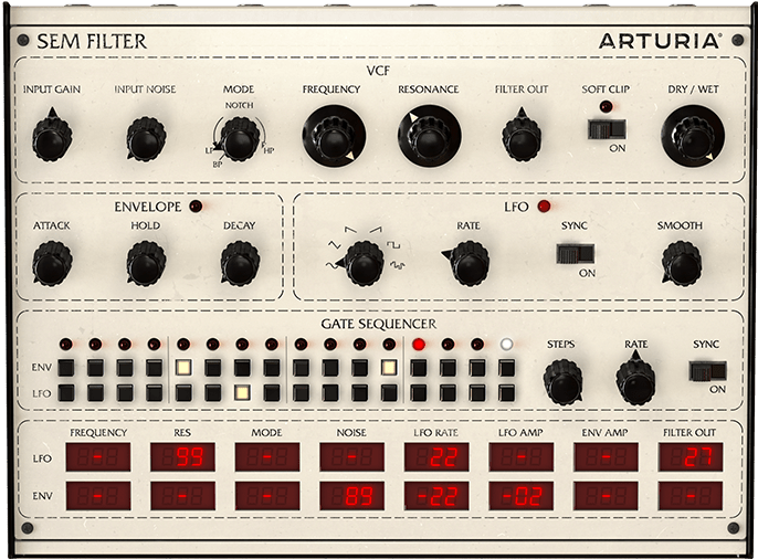 Sem-filter - Arturia 3 Preamps & Filters Clipart (1012x663), Png Download