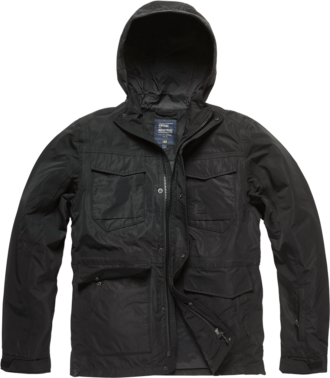 30103 - Levin Jacket - Vintage Industries Welder Jacket Black Clipart (1230x1370), Png Download