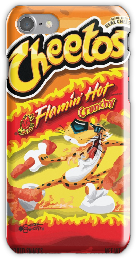 Cheetos Iphone Case,hot Cheetos,flamin Hot Cheetos - Flaming Hot Cheetos Iphone X Case Clipart (750x1000), Png Download