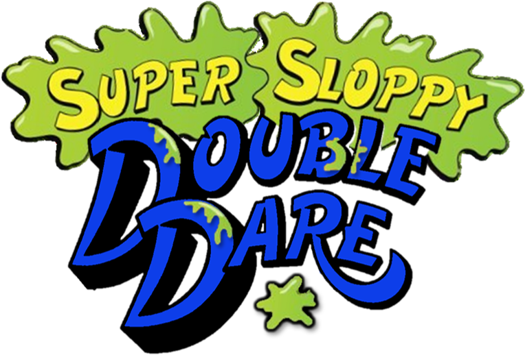 Super Sloppy Double Dare Blue Logo - Super Sloppy Double Dare Logo Clipart (764x518), Png Download