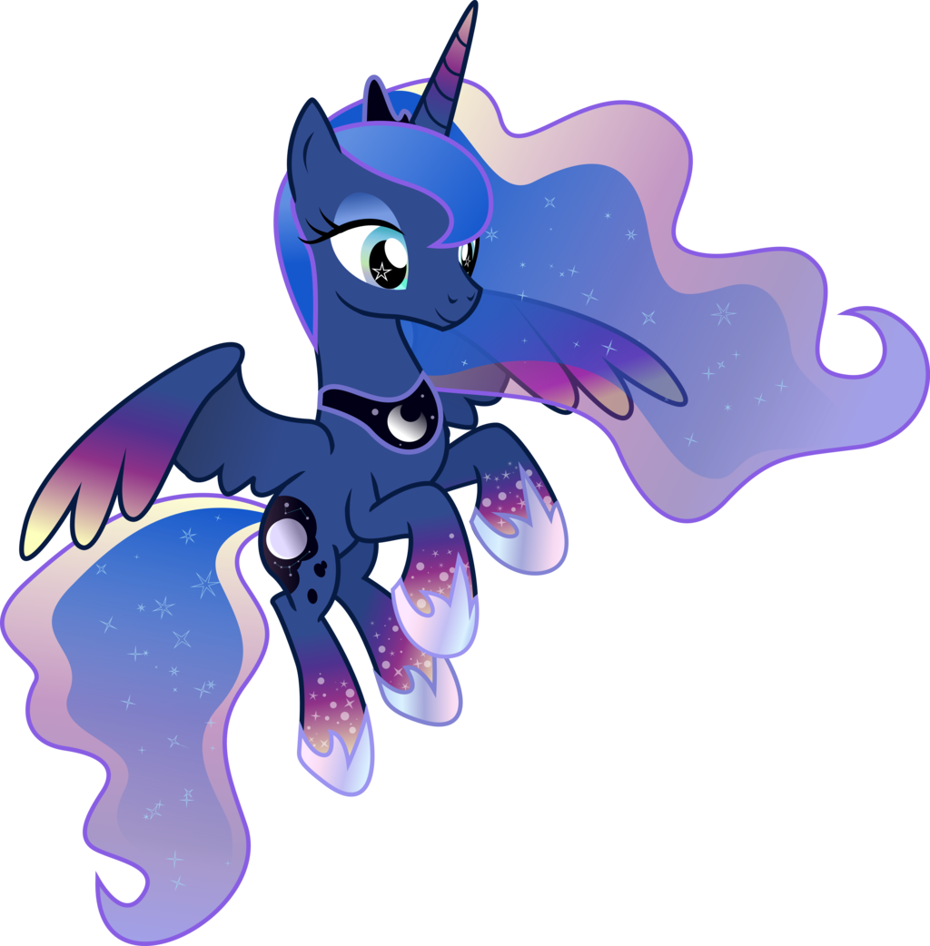 Gentlemenbrony, Ethereal Mane, Female, Flying, Horseshoes, - My Little Pony Princess Galaxia Luna Clipart (1024x1042), Png Download
