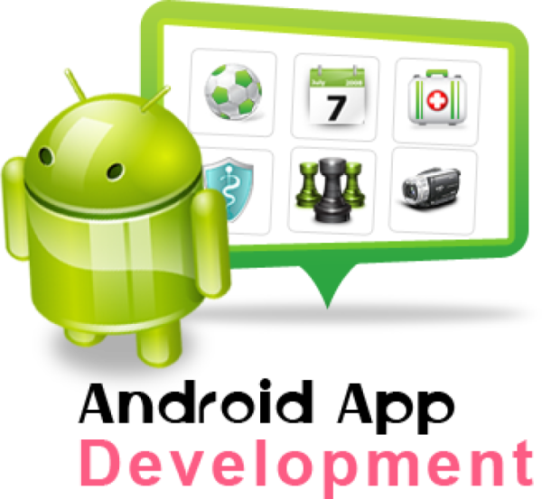 Android Apps Development Strategy Your Key To Success - Android Phone Application Development Clipart (600x553), Png Download