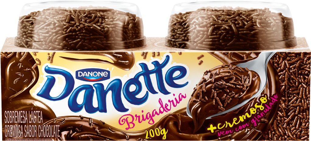Prev - Danette Com Granulado Clipart (1200x1200), Png Download
