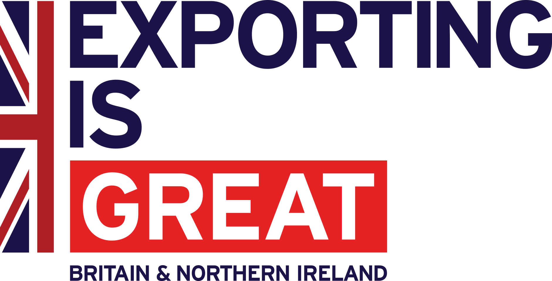 Department For International Trade Exporting Is Great - Exporting Is Great Britain Clipart (1881x958), Png Download