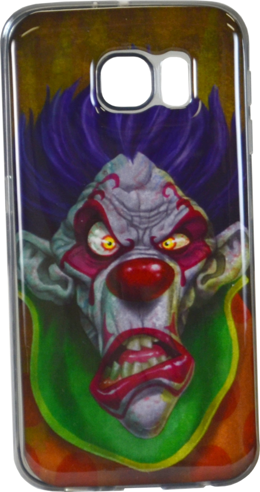 Purple Hair Clown - Clown Clipart (530x1004), Png Download