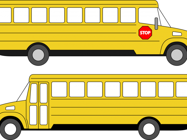 School Bus Cliparts - Clip Art - Png Download (640x480), Png Download