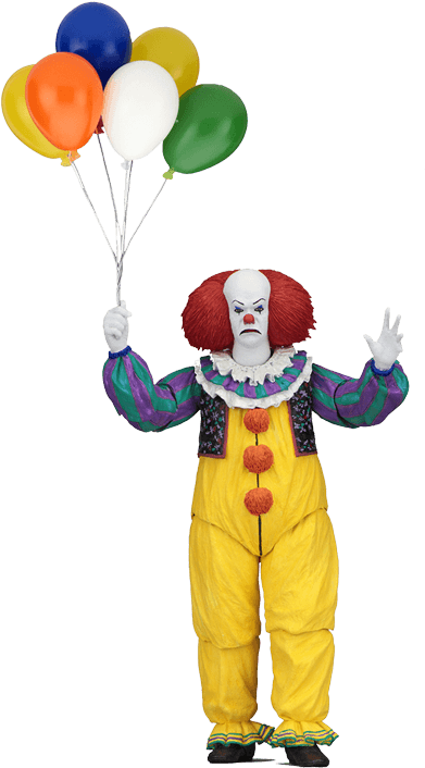 It Ultimate Pennywise Action Figure 1 - Payaso Eso Neca Clipart (709x709), Png Download