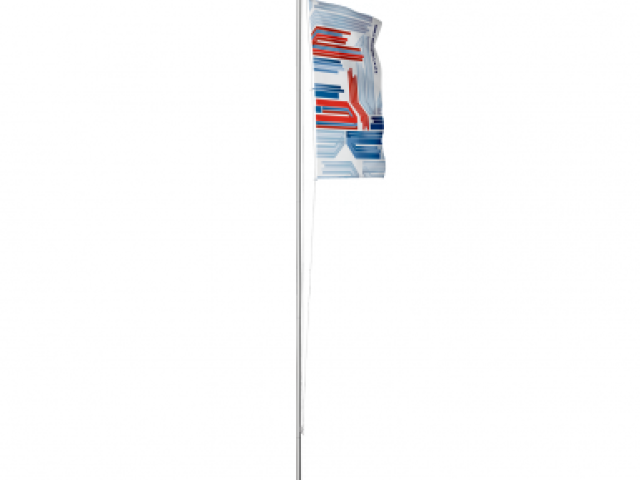 Thai Clipart Flag Pole - Banner - Png Download (640x480), Png Download