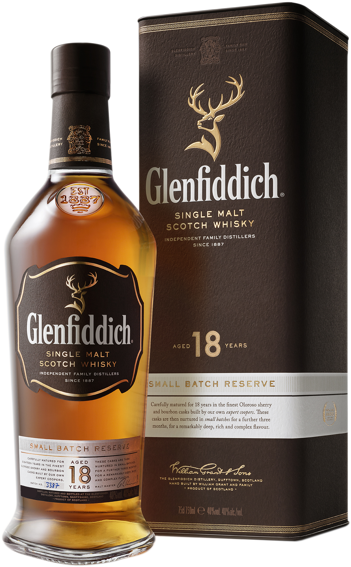 Whisky, Whiskey Png - Glenfiddich 18 Png Clipart (1236x1907), Png Download