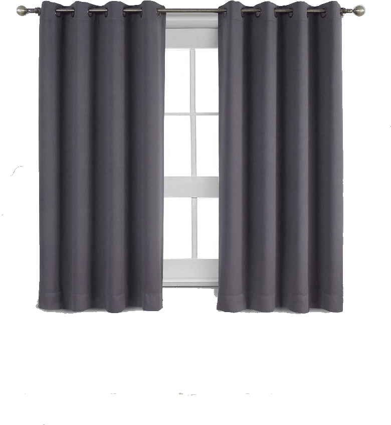 Ocean Lifestyle Heavy 100% Blackout Window Curtain - Window Covering Clipart (1000x1000), Png Download