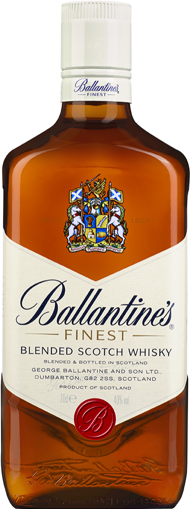 Finest - Ballantines 8 Clipart (399x1027), Png Download