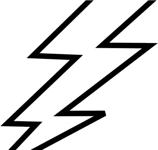 Png Transparent Download Free On Dumielauxepices Net - Thunderbolt Black And White Clipart (640x480), Png Download