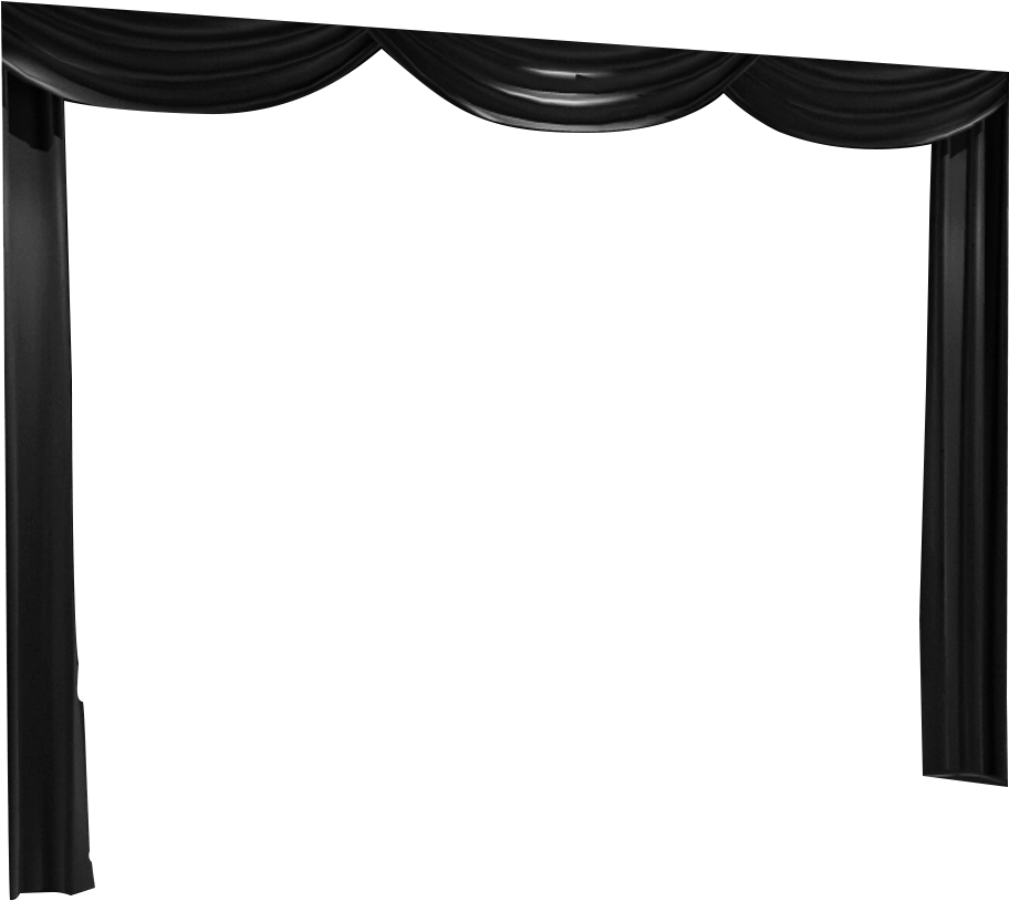 Black Curtains Ss02 - Coffee Table Clipart (2100x1625), Png Download