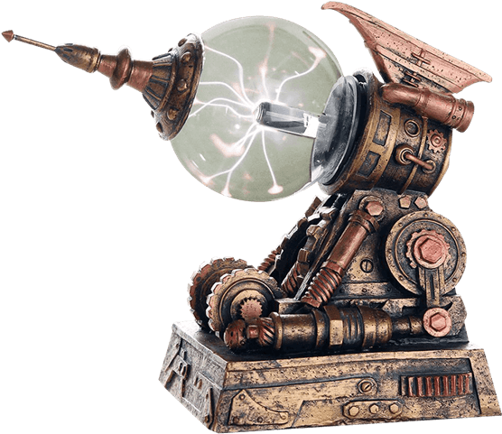 Steampunk Ray Gun Plasma Ball - Steampunk Ray Gun Clipart (555x555), Png Download