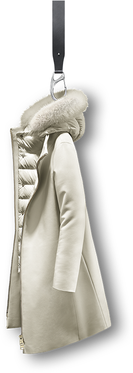 City Glamour Long Coat - Herno City Glamour Coat Clipart (635x835), Png Download