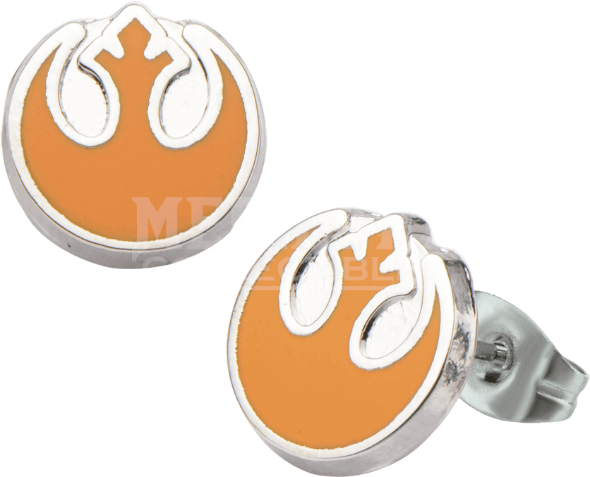 Star Wars Rebel Alliance Enamel Stud Earrings - Star Wars Stud Earrings Women's Clipart (850x850), Png Download