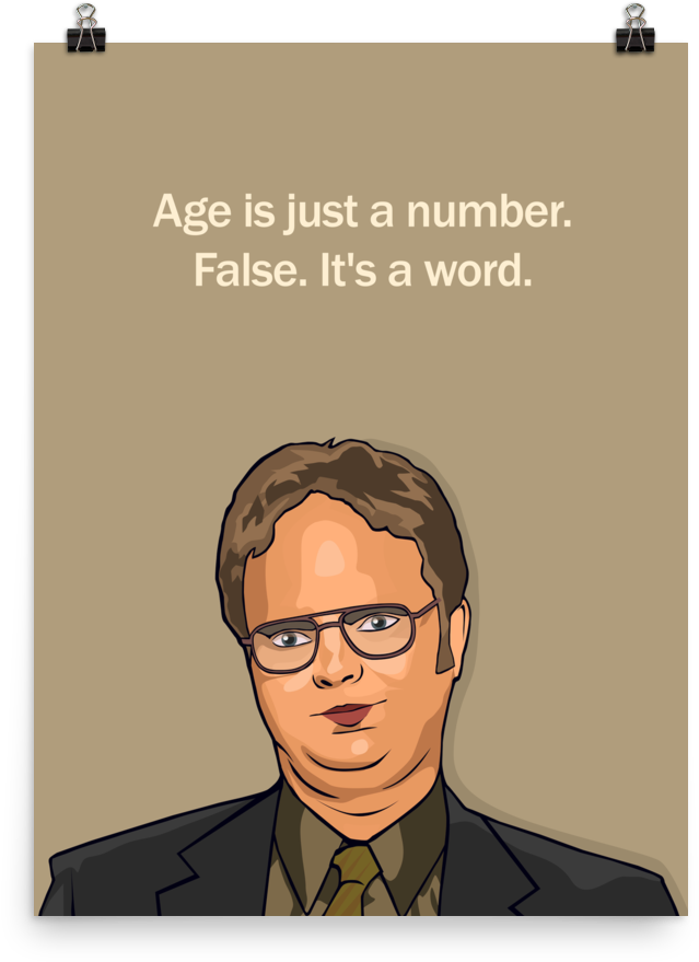 The Office Tv Show Print Dwight Schrute A3 Poster - Businessperson Clipart (1000x1000), Png Download