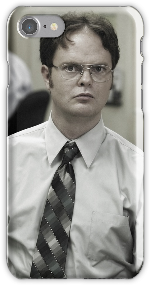 Dwight Schrute Iphone 7 Snap Case - Dwight Schrute Clipart (750x1000), Png Download