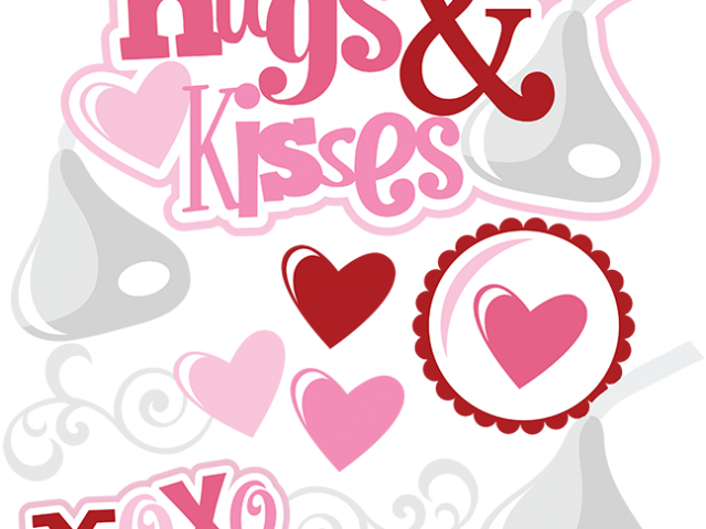 Hershey Kisses Cliparts - Hugs And Kisses - Png Download (640x480), Png Download