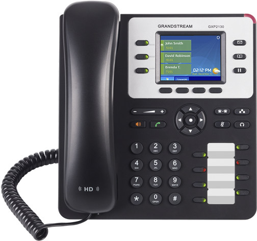 Gx92130 Enterprise Business Ip Phone - Grandstream Gxp 2130 Clipart (671x478), Png Download
