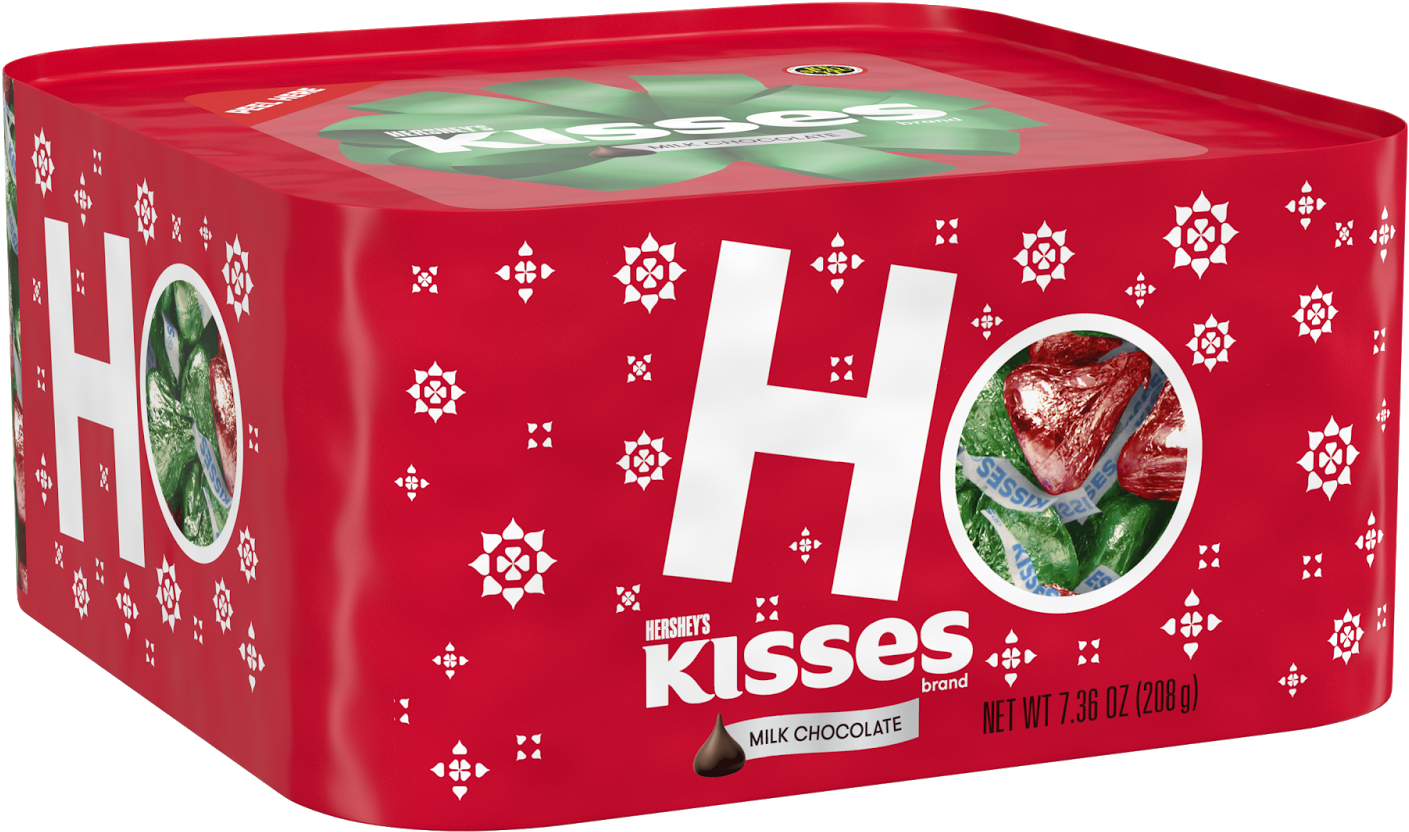 Santa Hat Hershey Kisses - Box Clipart (1600x1600), Png Download